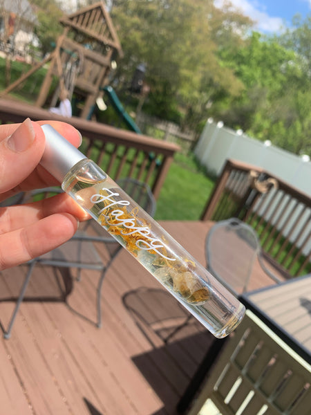 Crystal Infused Essential Oil Roller